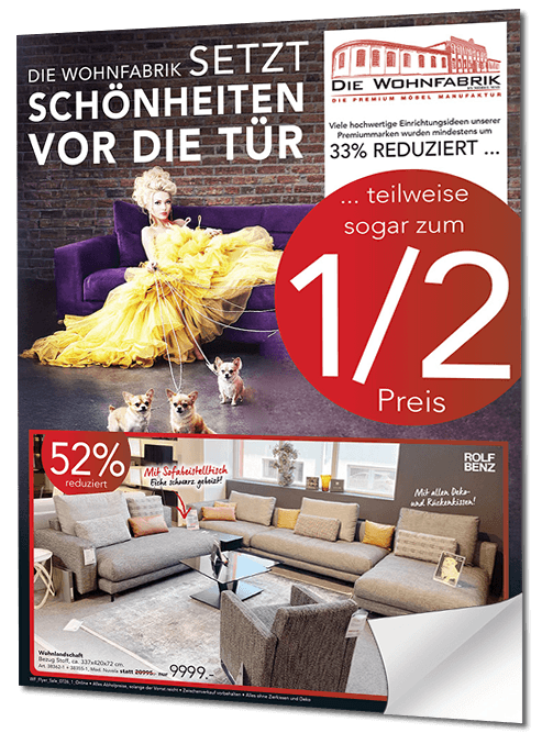 Prospekt Wohnfabrik Sale